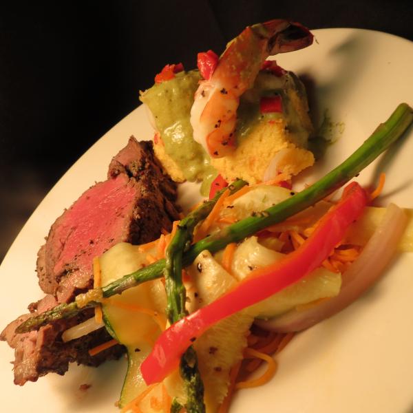 Beef Tenderloin with Shrimp & Scallop